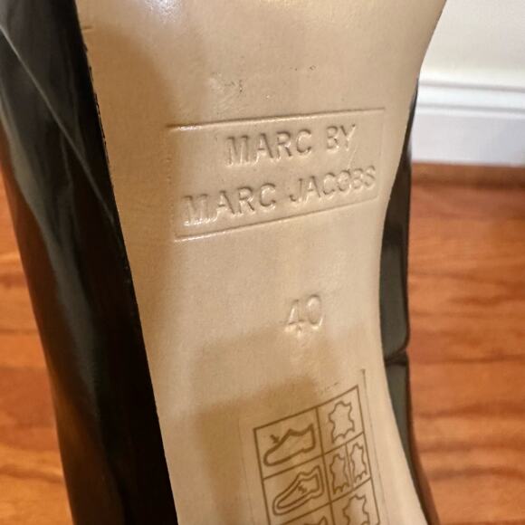 Marc by Marc Jacobs Black Platform Heels sz 40 US z 9.5 Black Pumps - Picture 7 of 7